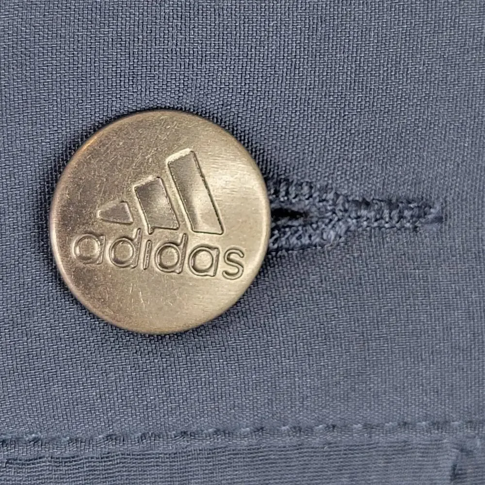 Adidas Shorts Mens 40 Dusty Blue Climalite Regular Golf Lightweight Flat Front